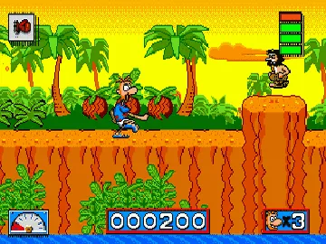 Normy's Beach Babe-O-Rama (USA, Europe) screen shot game playing